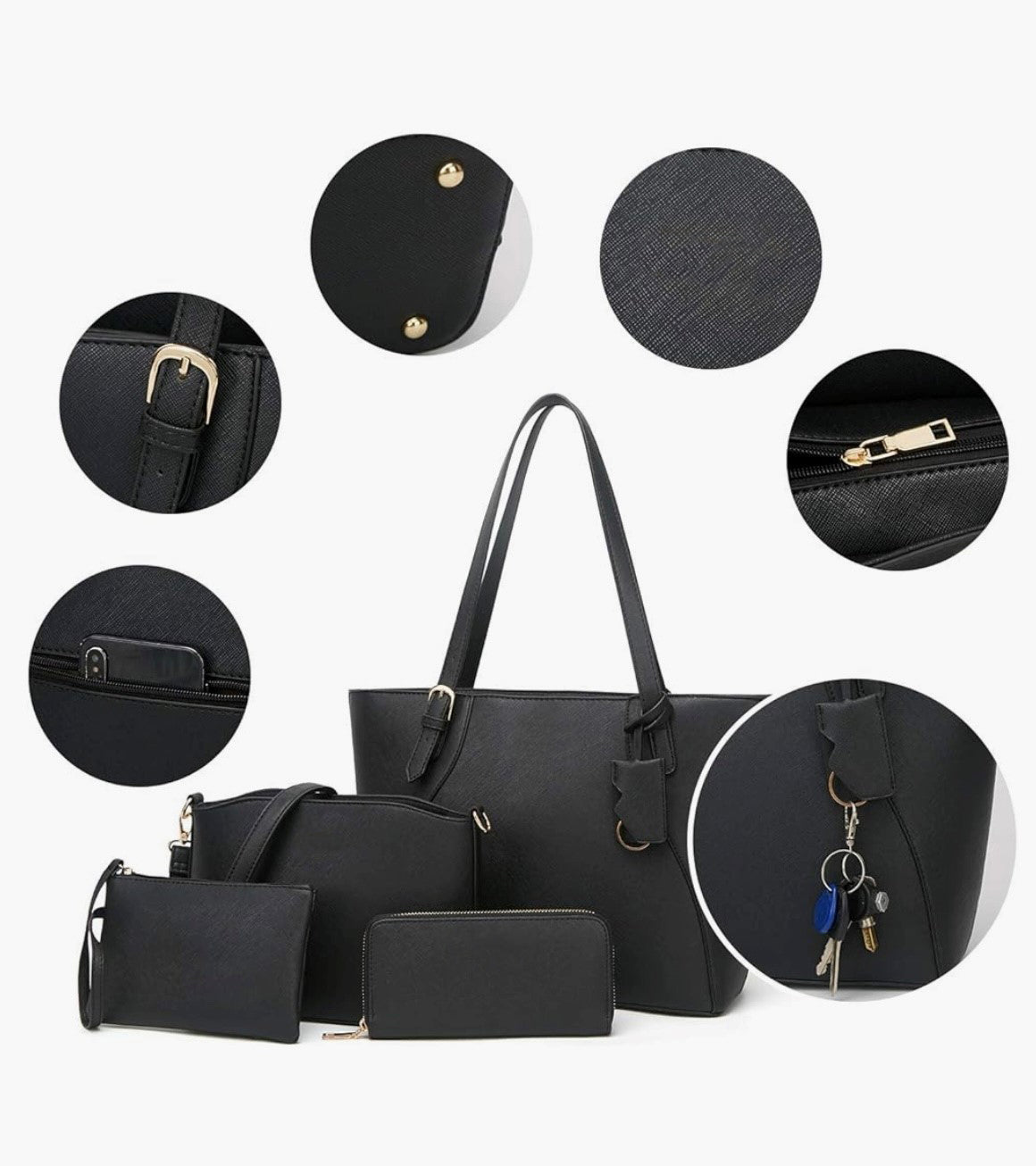 NEW 4-PIECE SET FASHION HANDBAGS