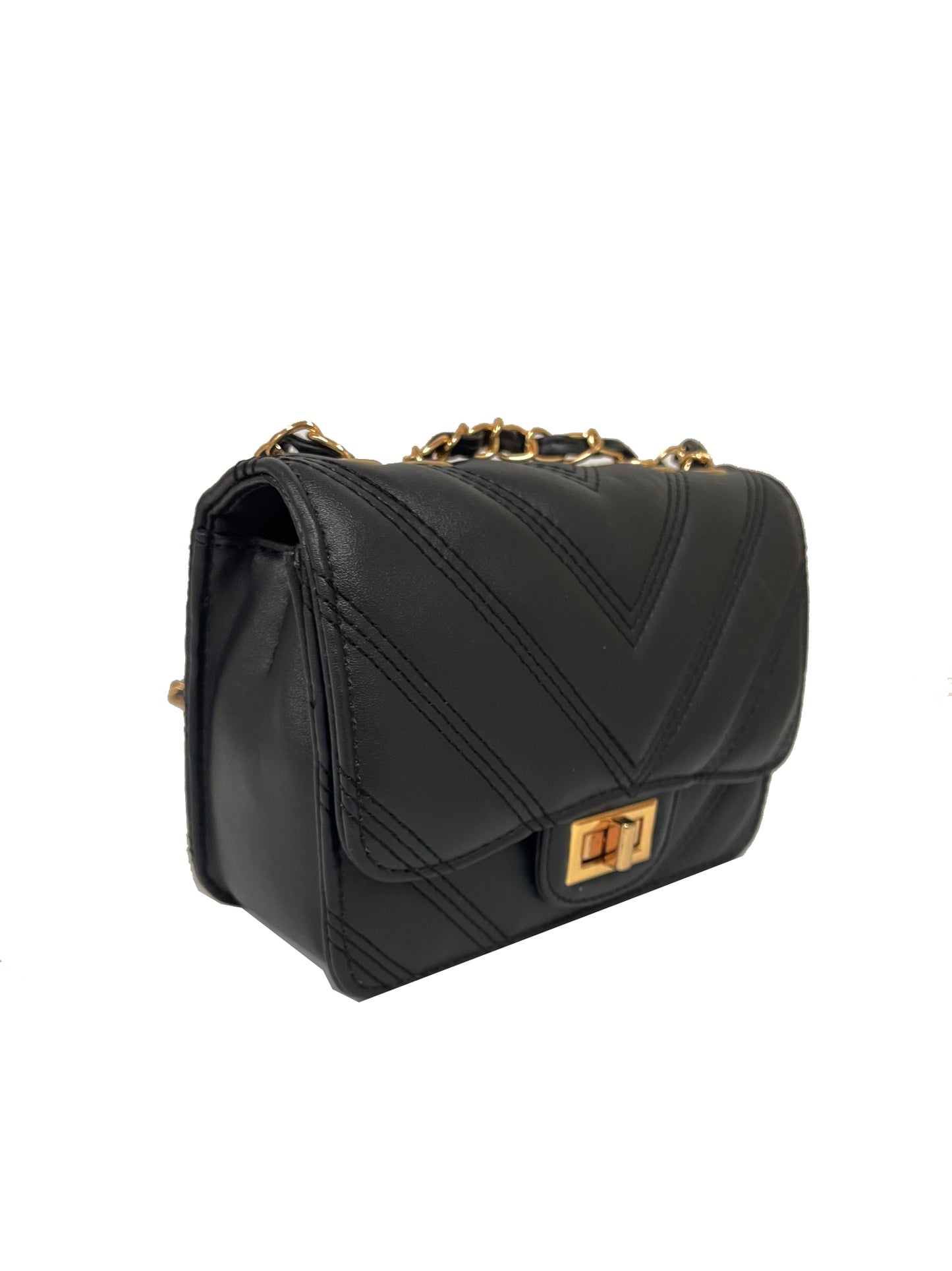 CHEVRON QUILTED CROSSBODY