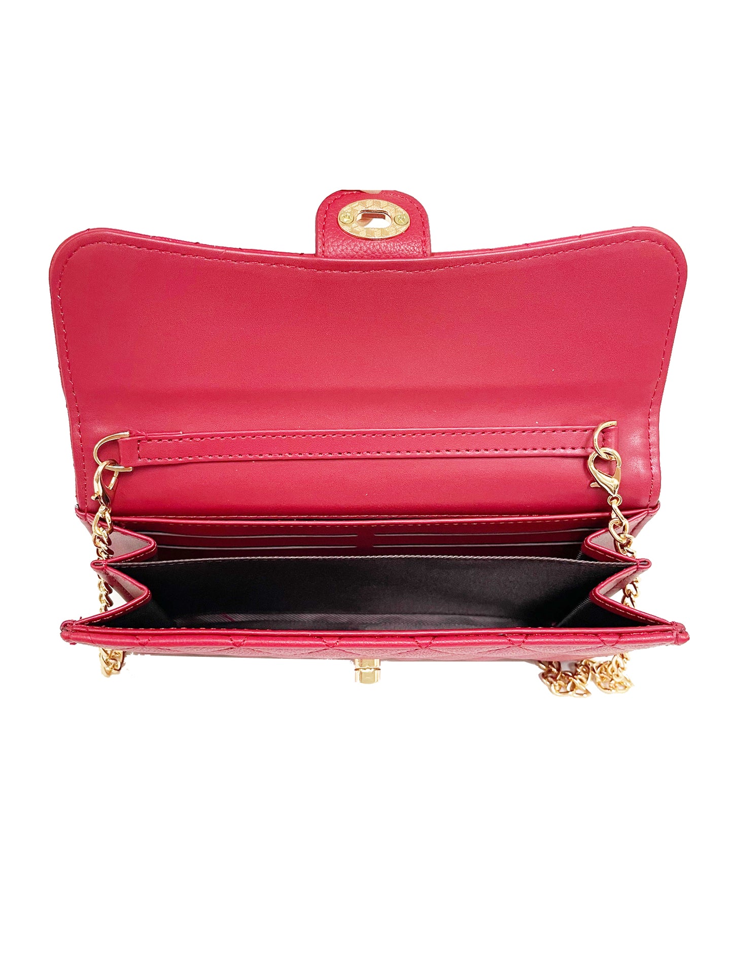 QUILTED WALLET ON CHAIN