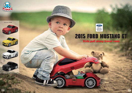 RIDAZ KIDS CARRY-ON LUGGAGE FORD MUSTANG GT